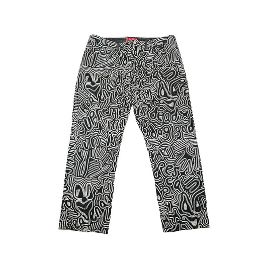 Supreme Chainstitch Regular Jean Black [USED] - 36 (Used)