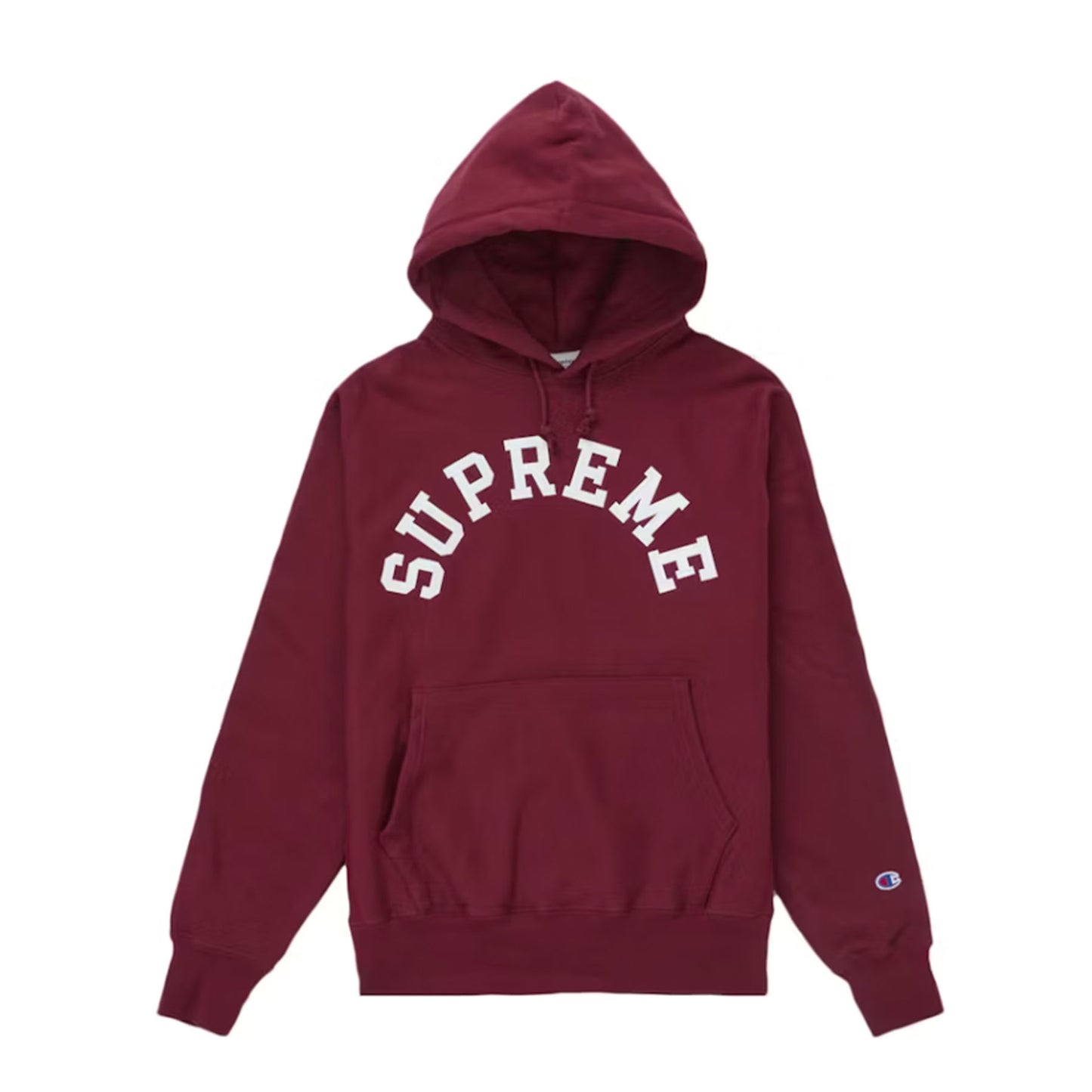 Supreme Champion Hooded Sweatshirt (SS25) Red [USED] - XXL (Used)