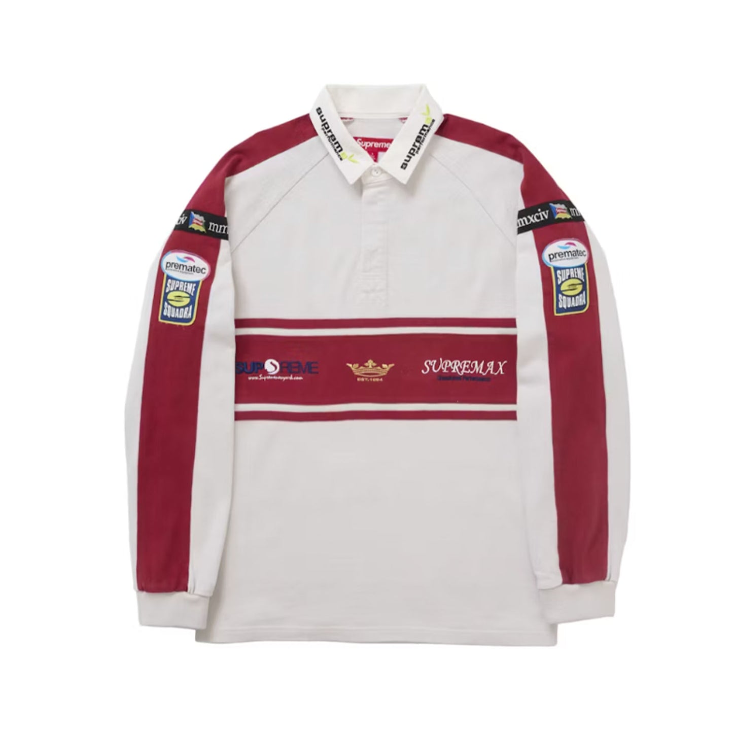 Supreme Chest Stripe Rugby Stone [USED] - L (Used)