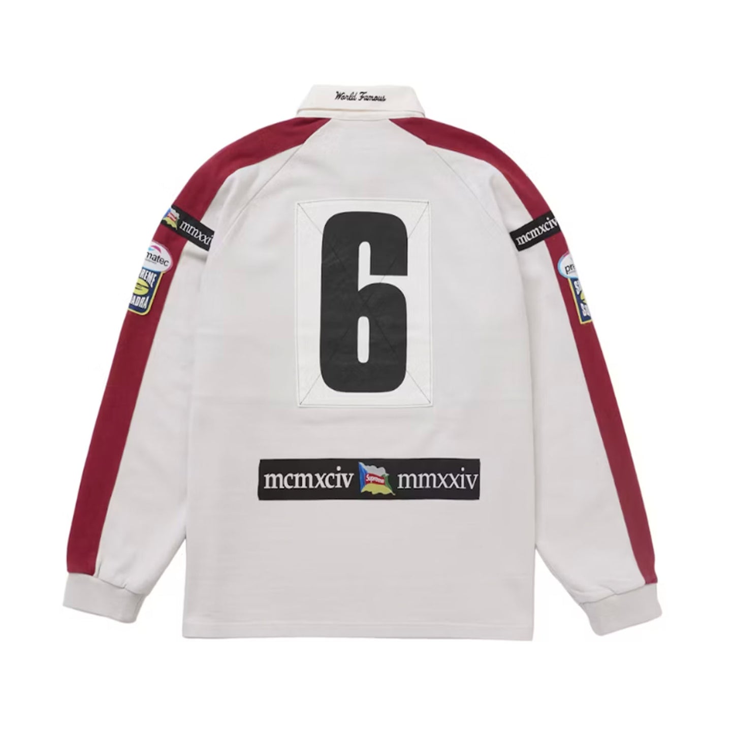 Supreme Chest Stripe Rugby Stone [USED] - L (Used)