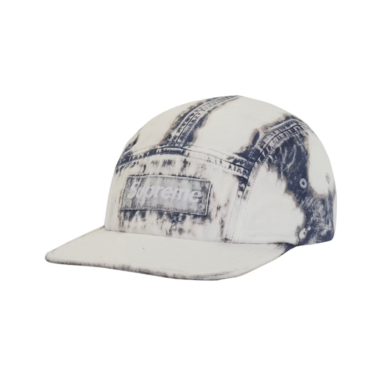 Supreme Bleached Chino Camp Cap Navy