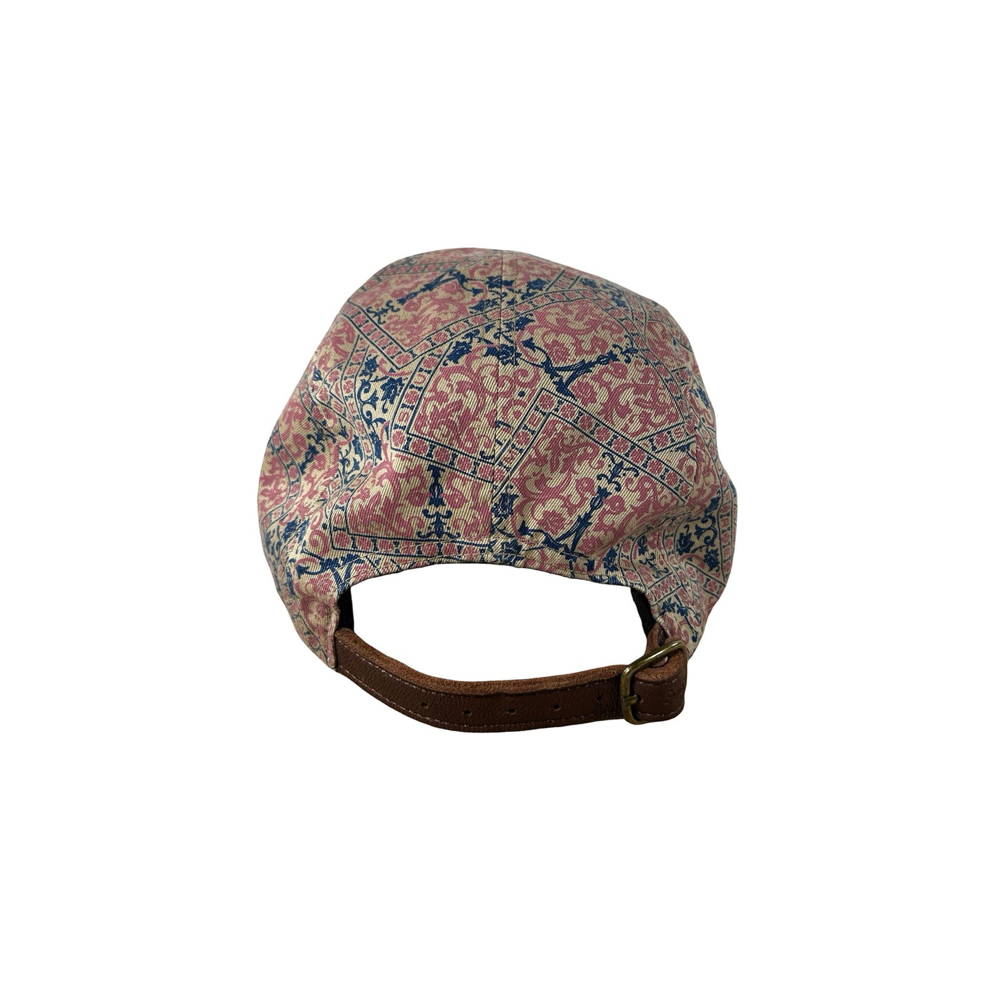 Supreme Washed Chino Twill Camp Cap (FW21) Floral Cards [USED]