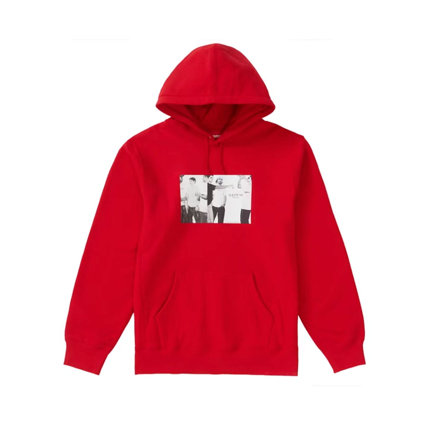 Supreme Classic Ad Hooded Sweatshirt Red [USED] - M (Used)