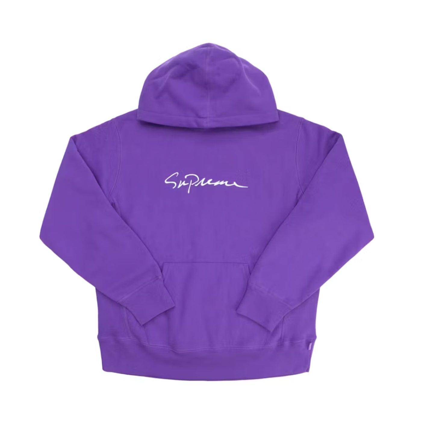 Supreme Classic Script Hooded Sweatshirt Violet [USED] - L (Used)