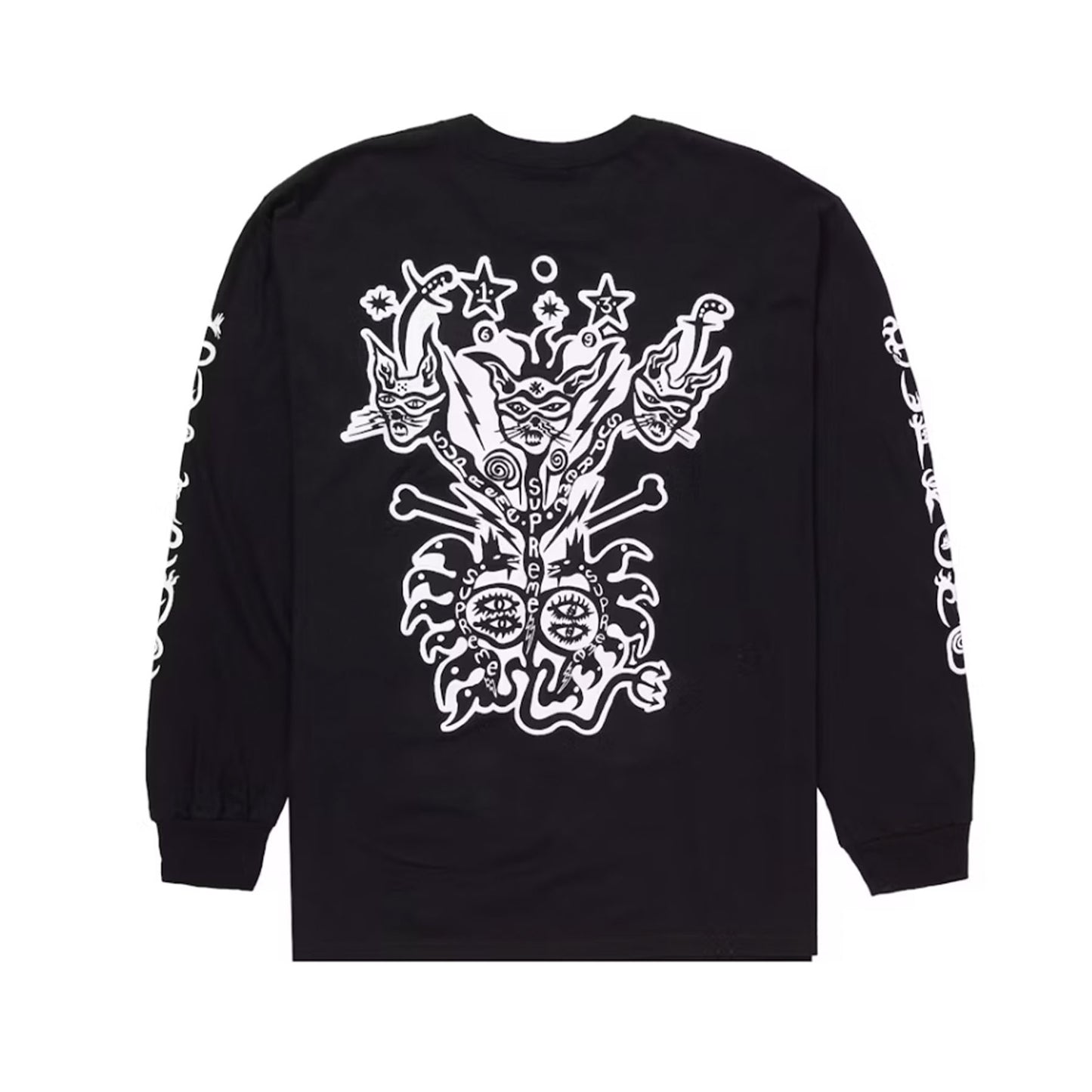 Supreme Clayton Patterson L/S Tee Black [USED] - M (Used)