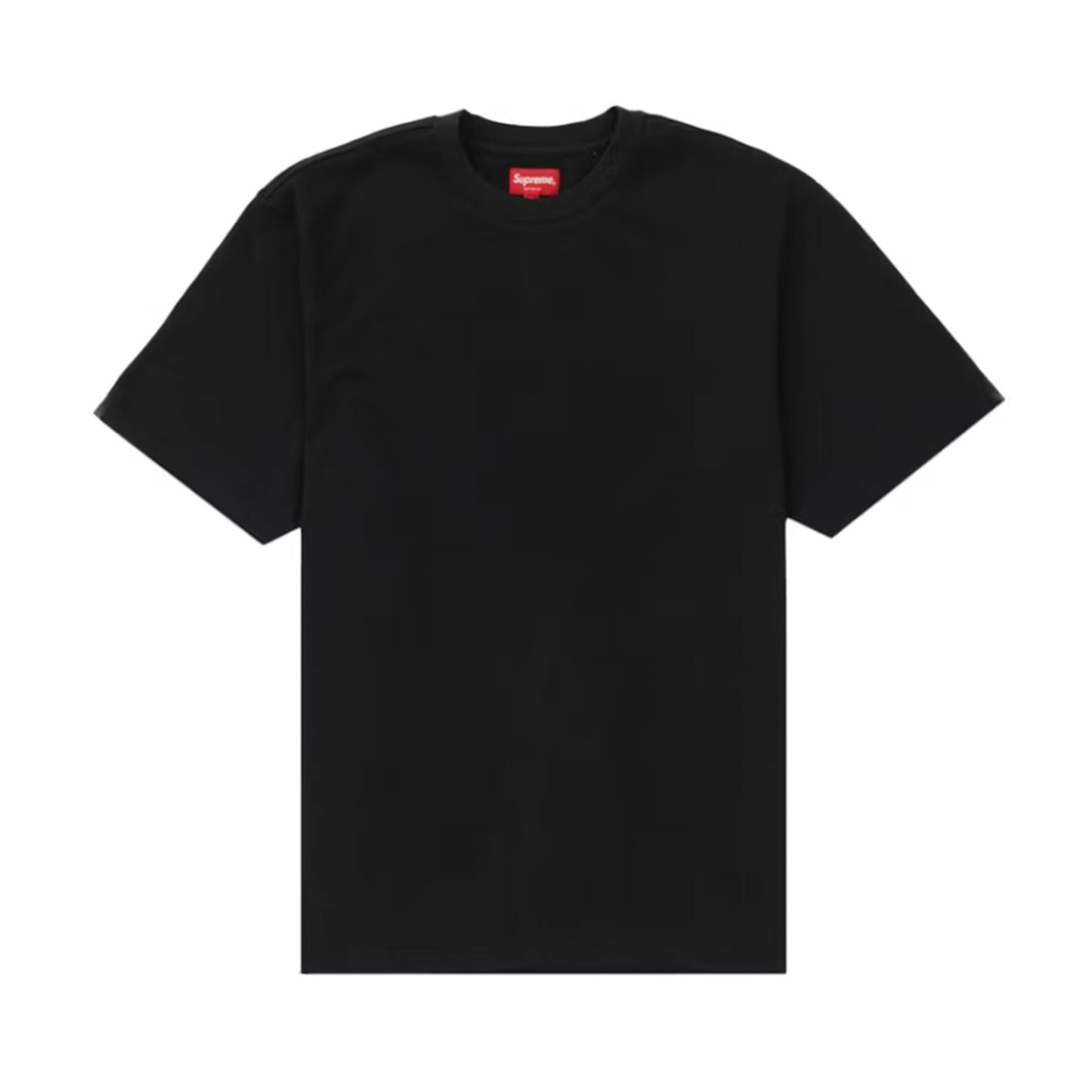 Supreme Contrast Appliqué S/S Top Black [USED] - XL (Used)