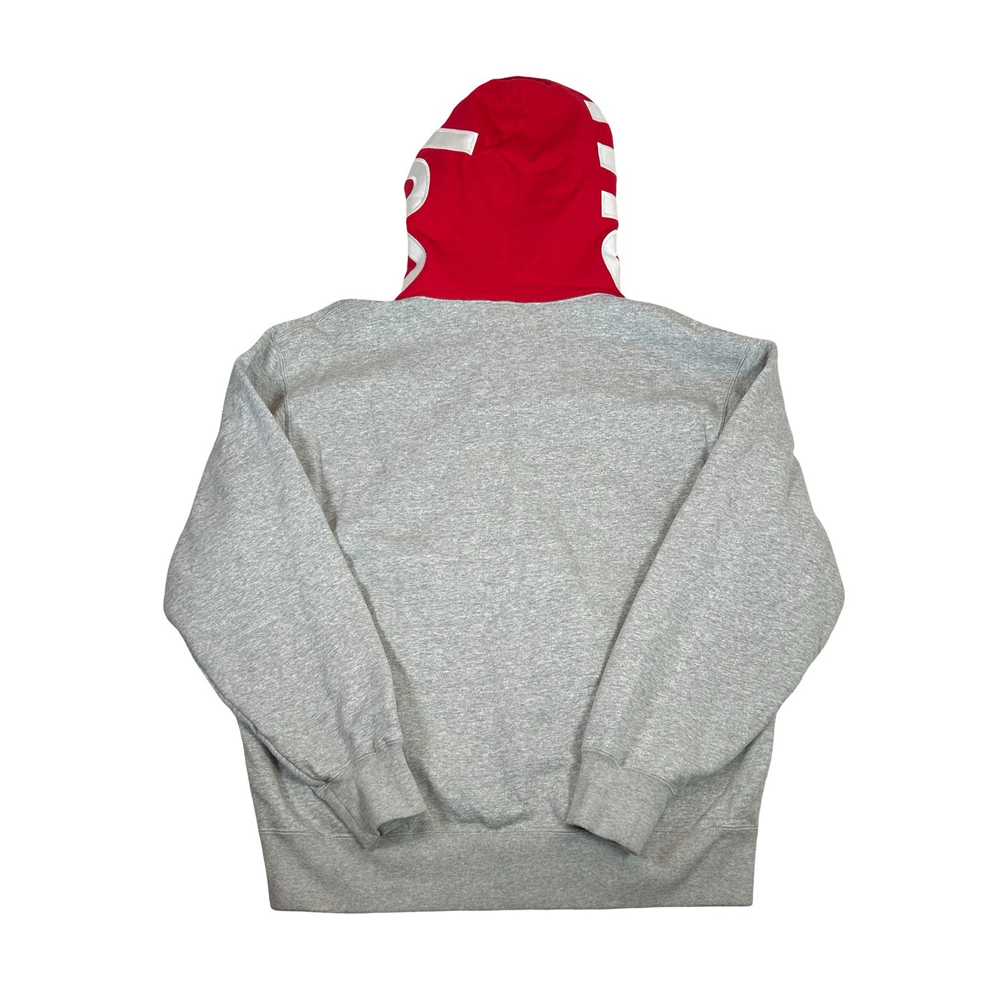 Supreme Contrast Hooded Sweatshirt Heather Grey [USED] - L (Used)