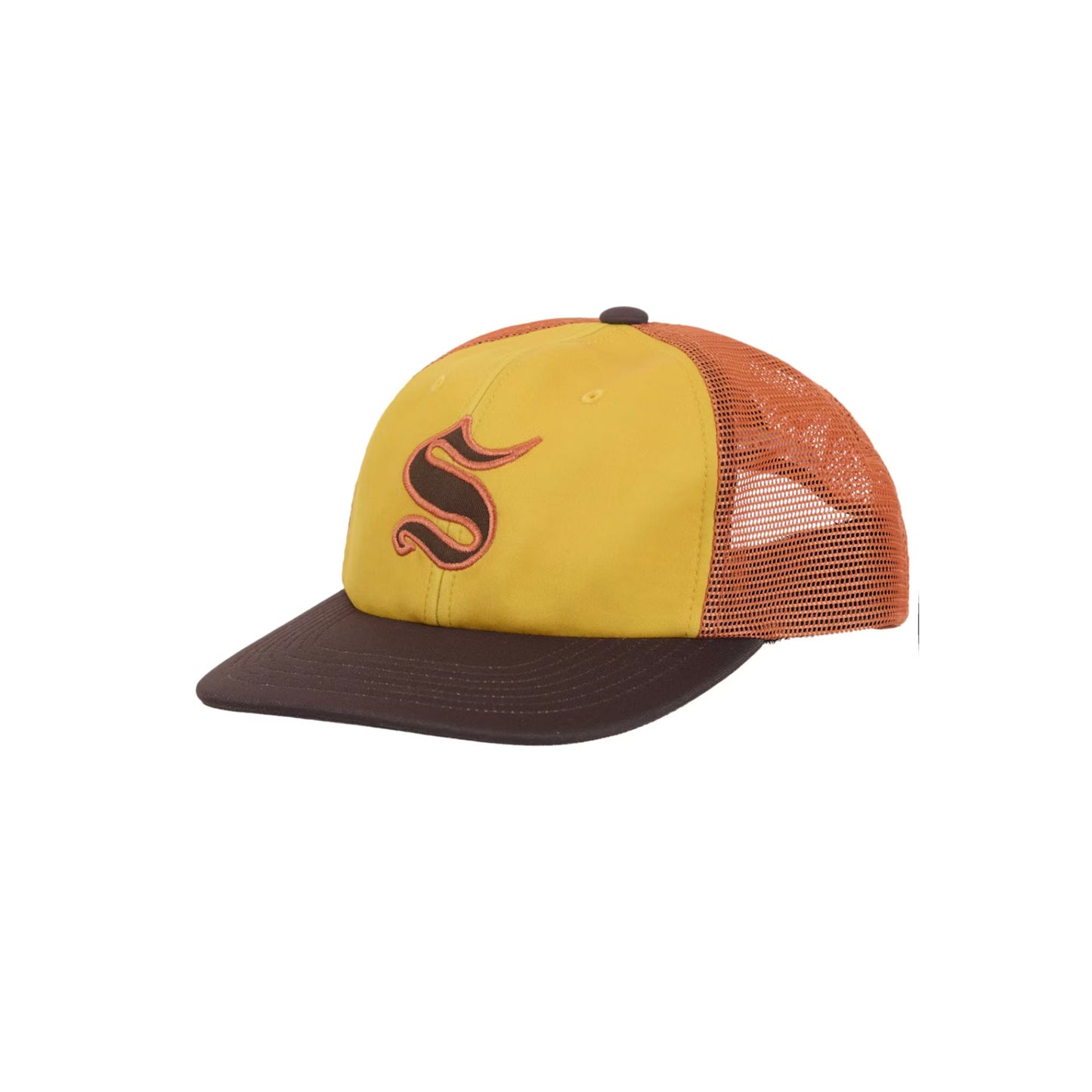 Supreme Contrast S Mesh Back 6-Panel Orange