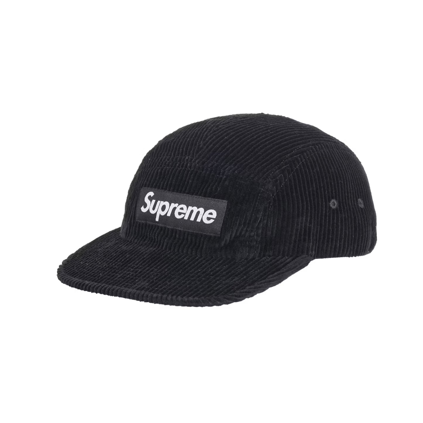Supreme Corduroy Camp Cap (SS25) Black
