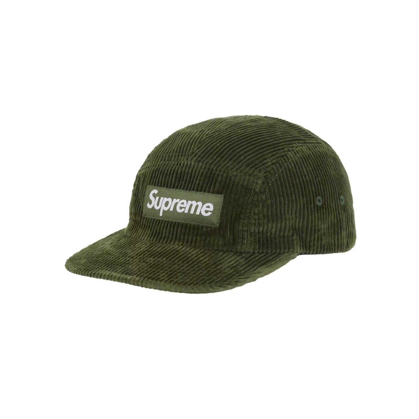 Supreme Corduroy Camp Cap (FW25) Olive [USED] - OS (Used)