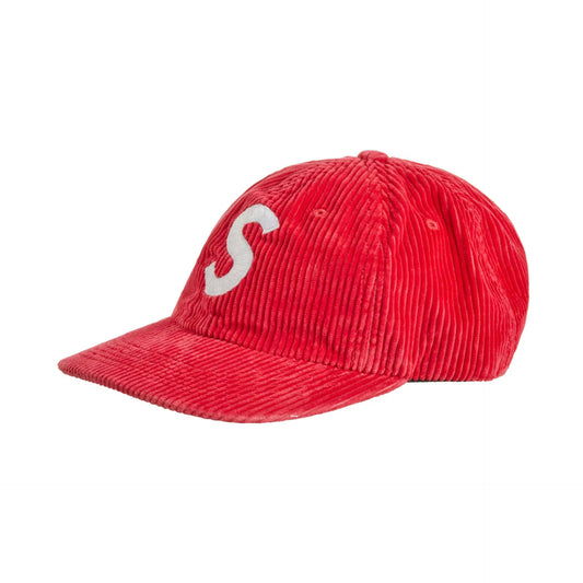 Supreme Corduroy S Logo 6-Panel (FW23) Red [USED]