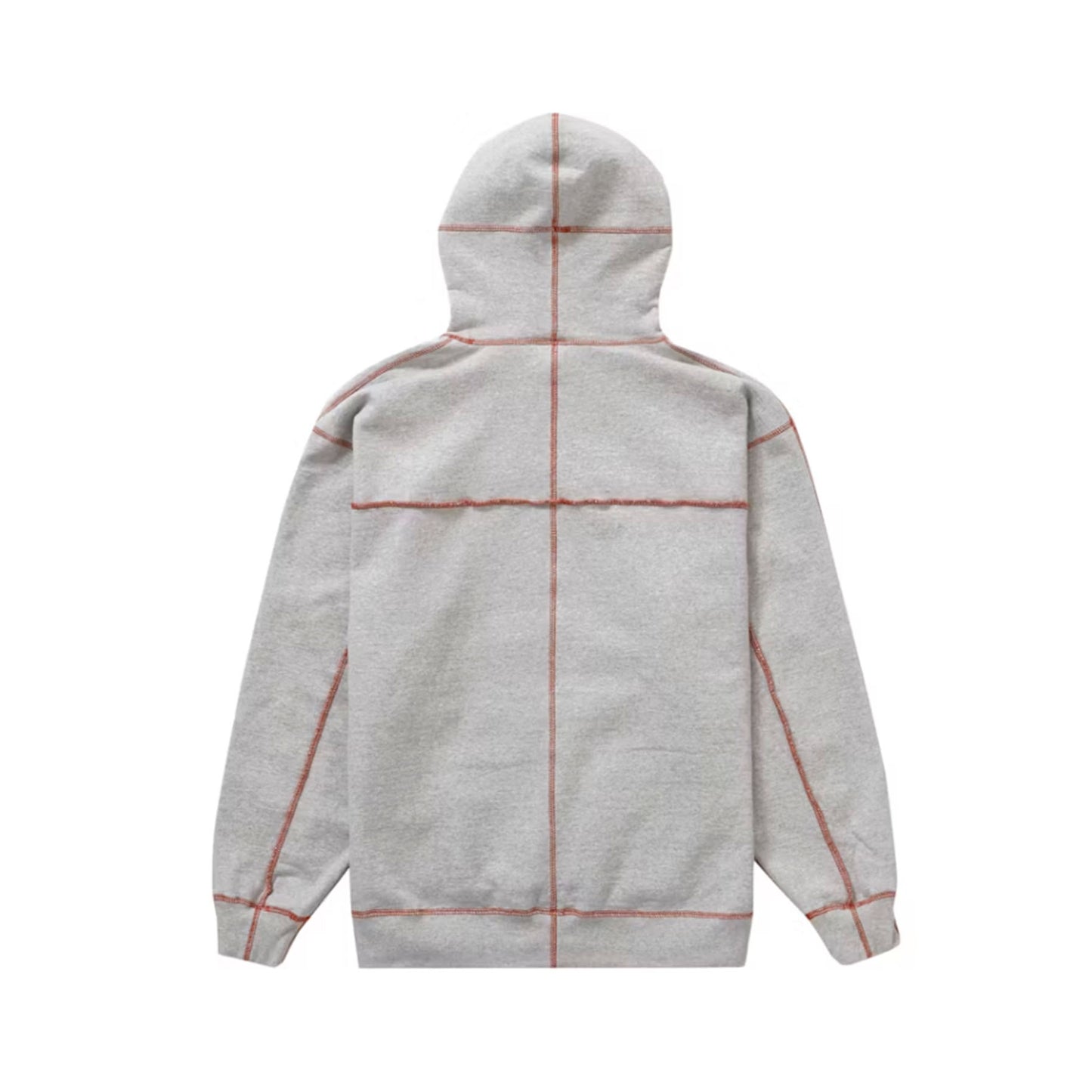 Supreme Coverstitch Hooded Sweatshirt Heather Grey [USED] - M (Used)