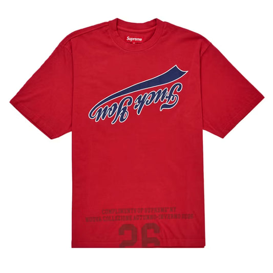 Supreme Cracked Flipped S/S Top Red