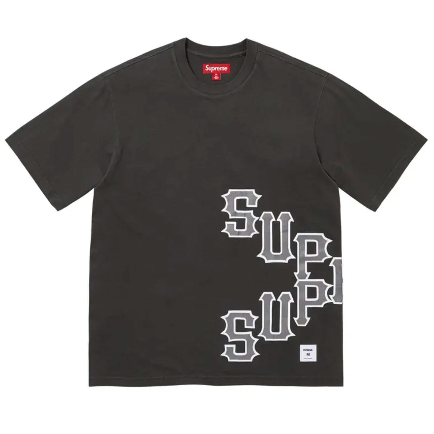 Supreme Cracked Spellout S/S Top Black