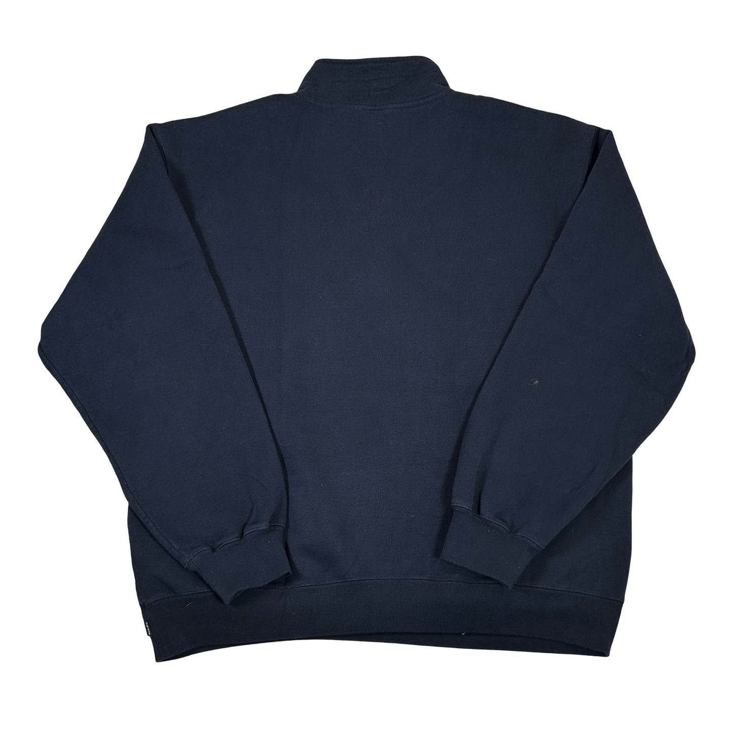 Supreme Crest Applique Half Zip Pullover Navy [USED] - L (Used)