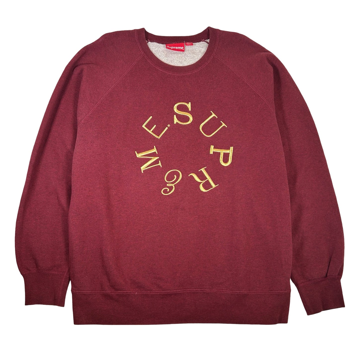 Supreme Heather Crewneck Embroidered [USED] - XL (Used)