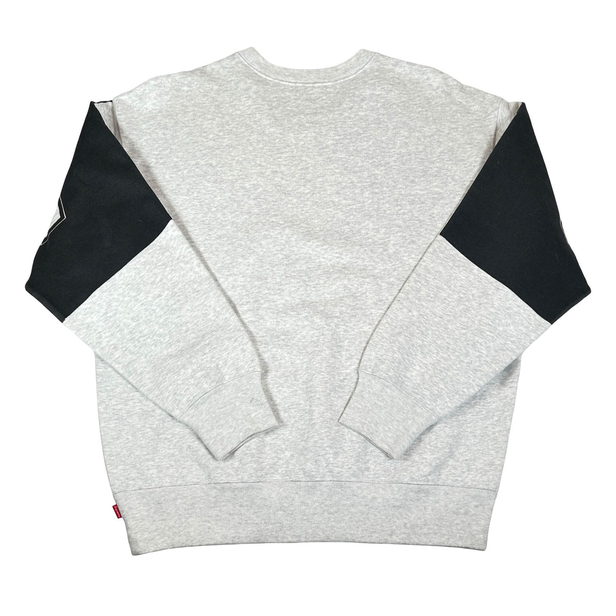 Supreme Overprint Crewneck Ash Grey [USED] - S (Used)
