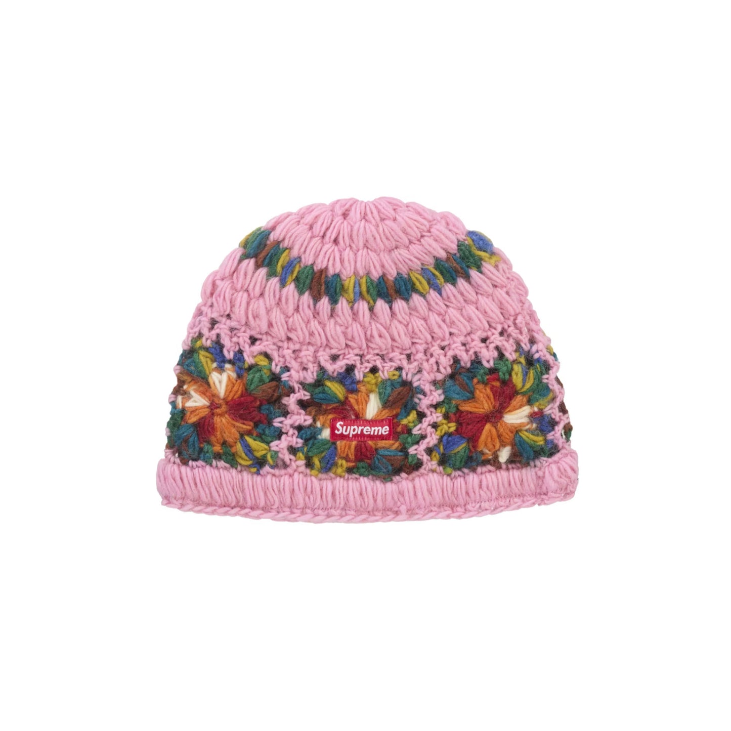 Supreme Crochet Beanie (SS25) Pink