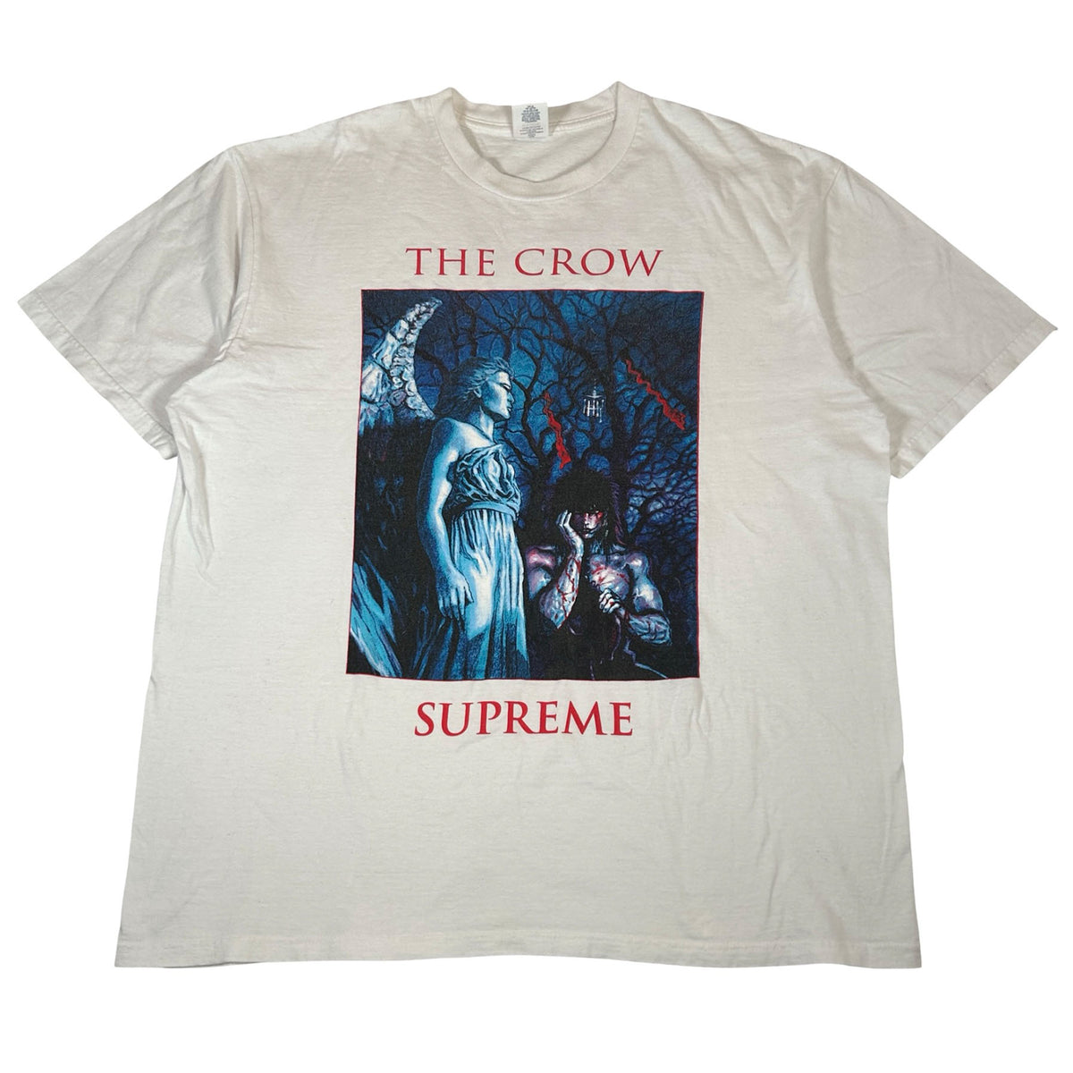 Supreme The Crow Tee White [USED] - XL (Used)