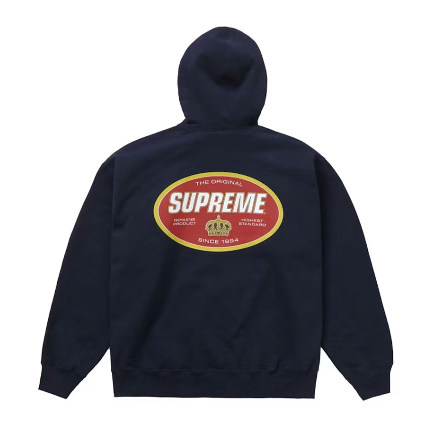 Supreme Crown Hooded Sweatshirt Navy [USED] - XL (Used)