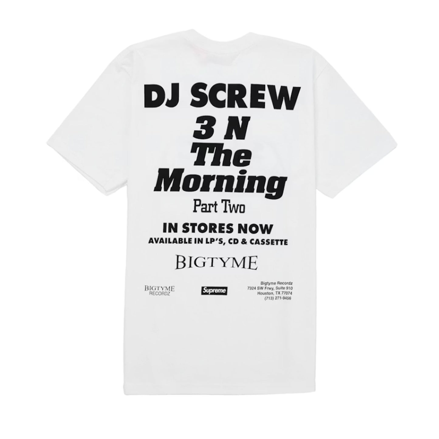 Supreme DJ Screw SUC Tee White [USED] - L [USED]