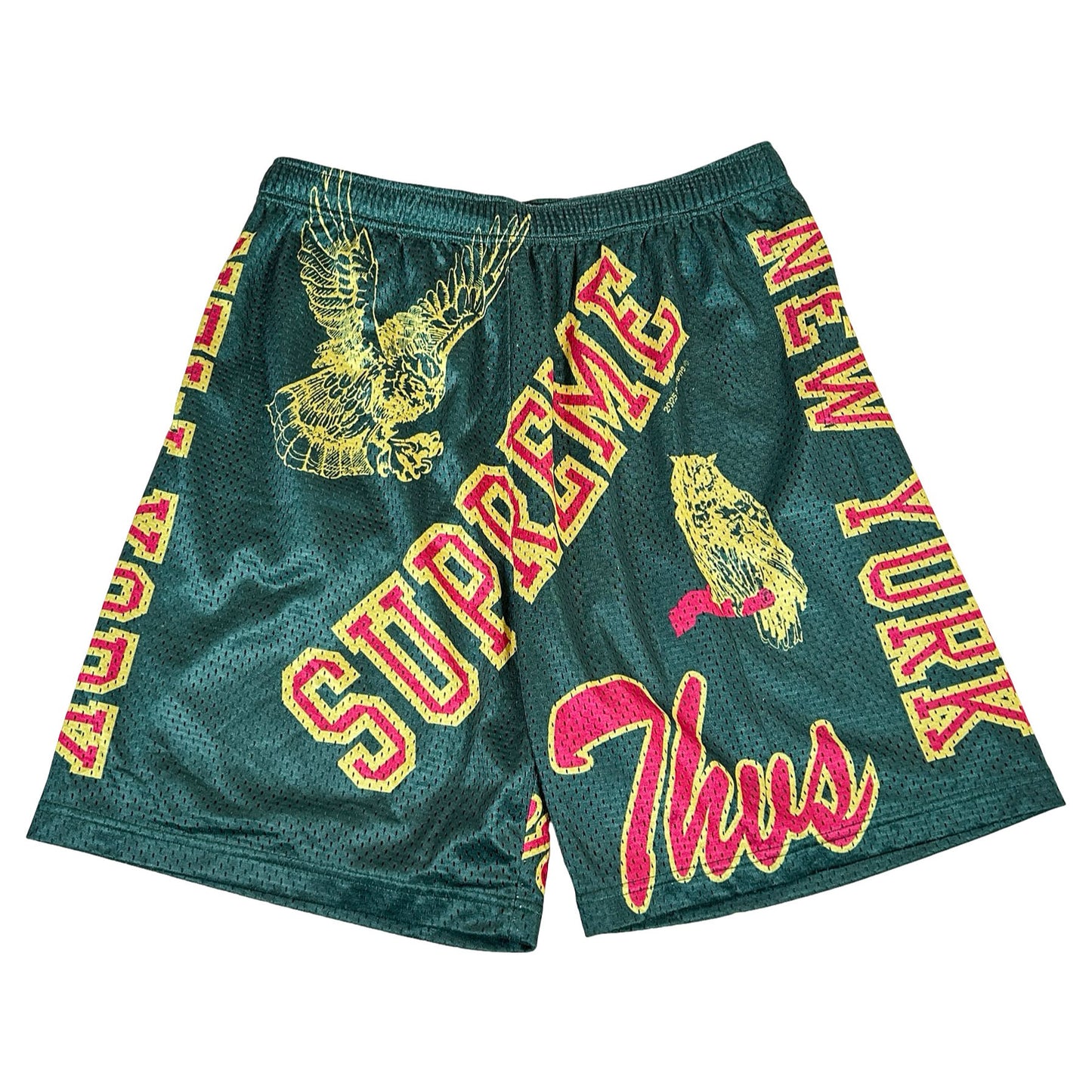 Supreme Varsity Mesh Short Green [USED] - S (Used)