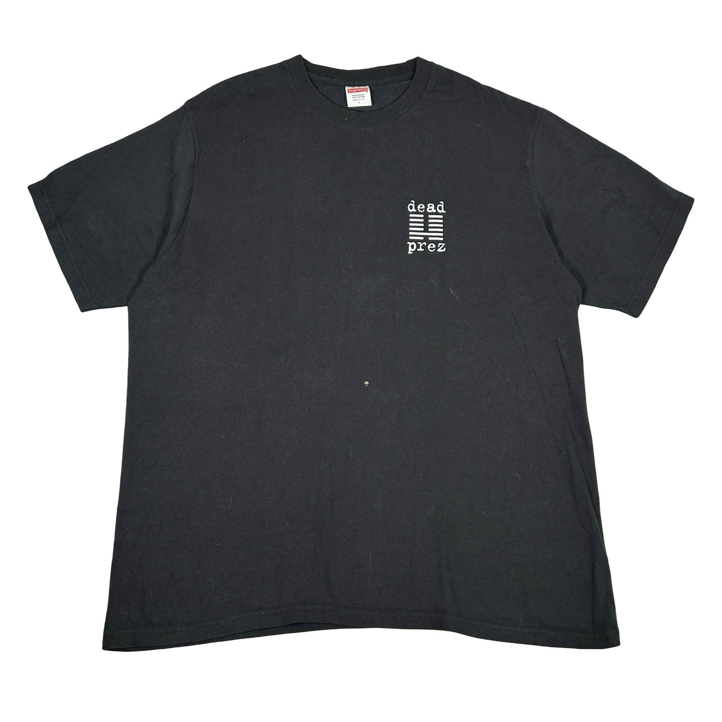 Supreme dead prez Tee Black [USED] - L (Used)