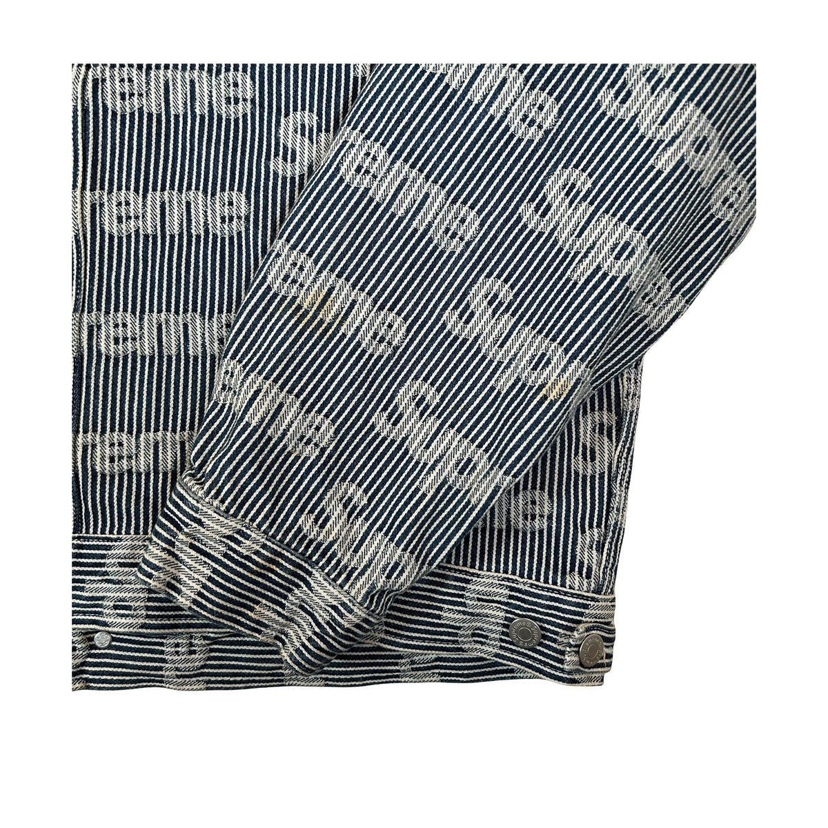 Supreme Denim Chore Trucker Jacket Stripe [USED] - L (Used)