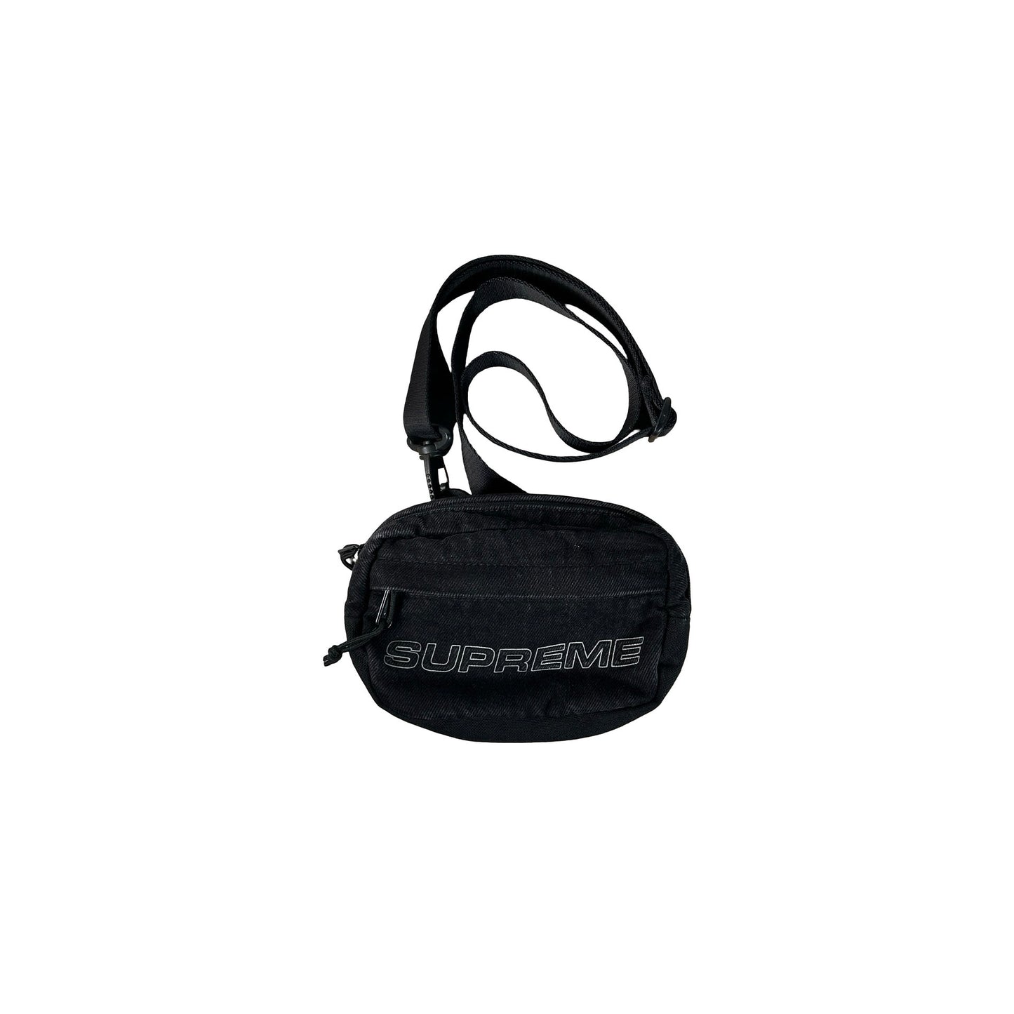 Supreme Denim Mini Shoulder Bag Black [USED]