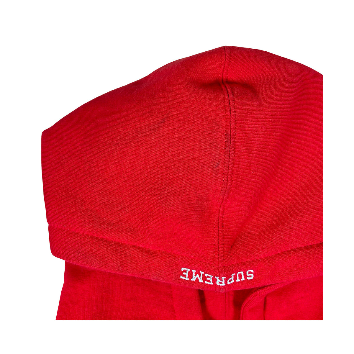 Supreme Devil S Logo Zip Up Hooded Sweatshirt Red [USED] - XL (Used)