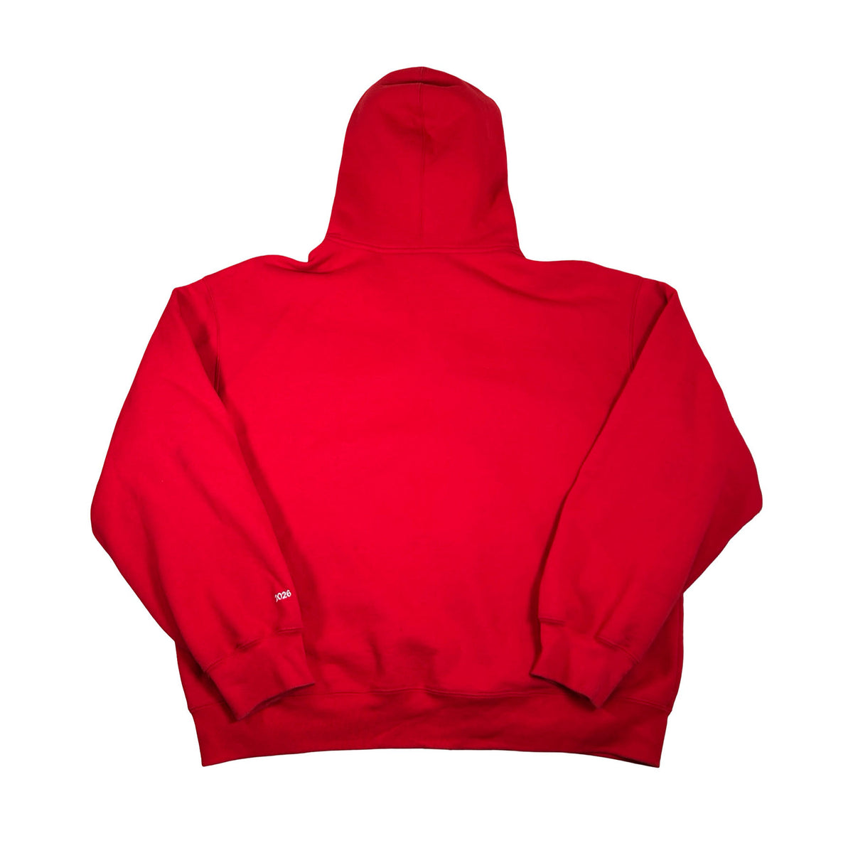 Supreme Devil S Logo Zip Up Hooded Sweatshirt Red [USED] - XL (Used)