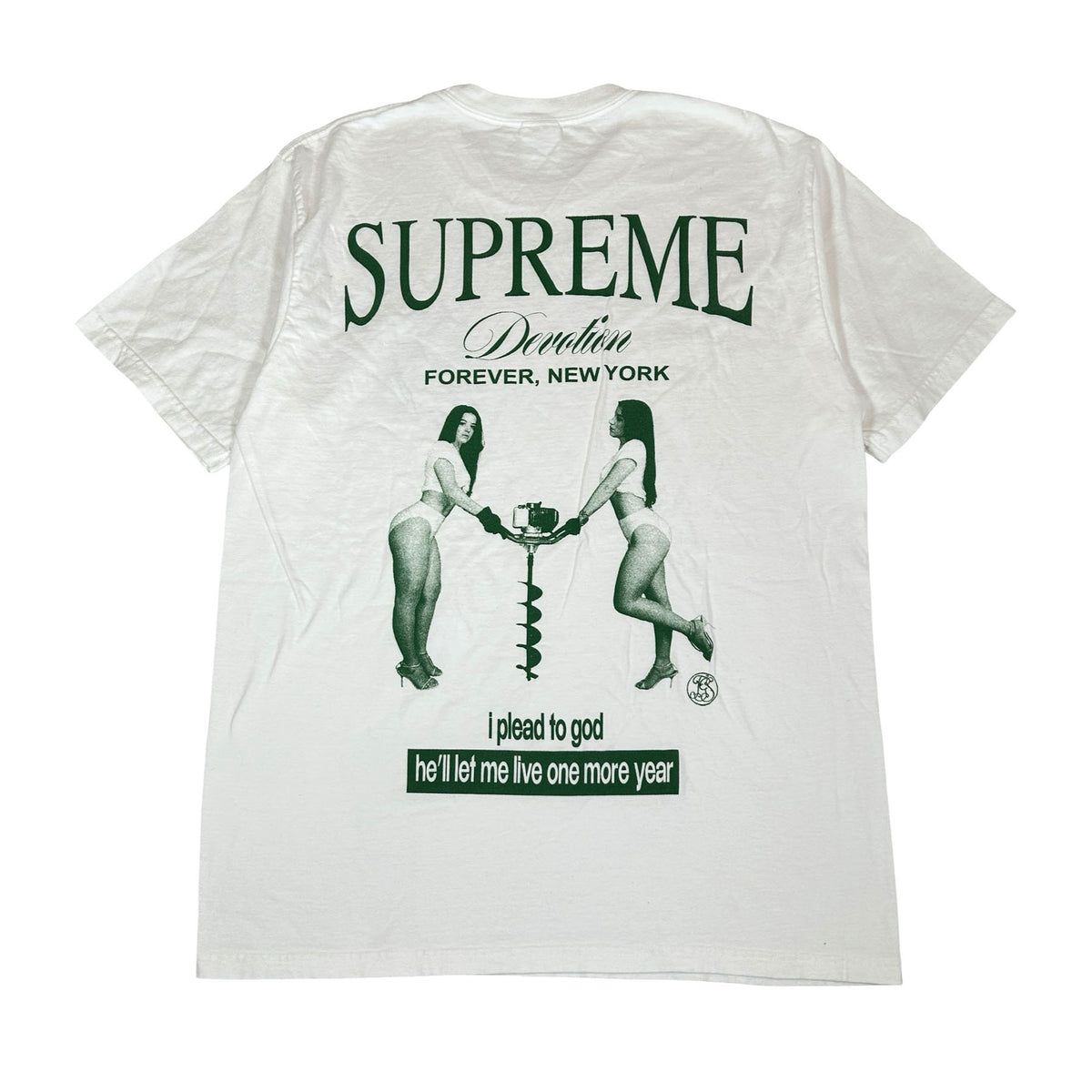 Supreme Devotion Tee White [USED] - M (Used)