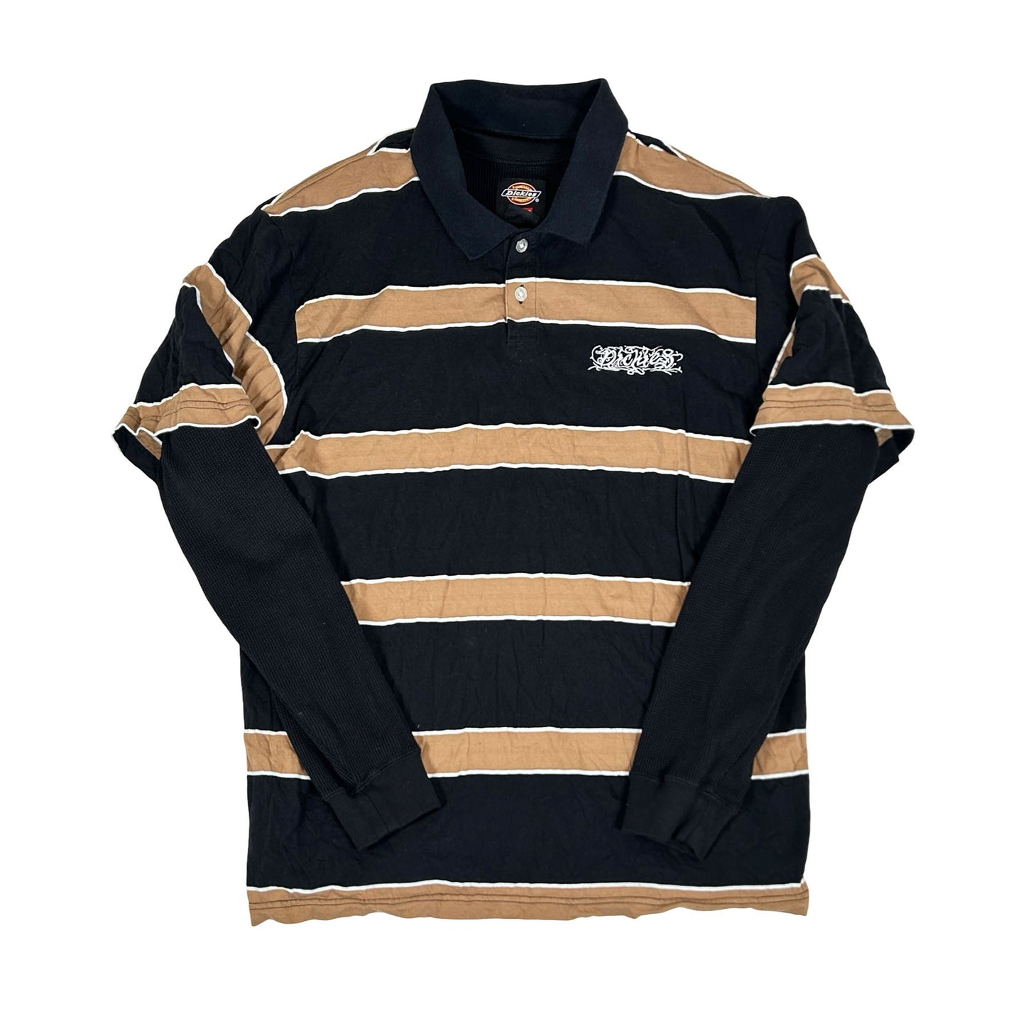 Supreme Dickies Thermal Polo Black [USED] - M (Used)