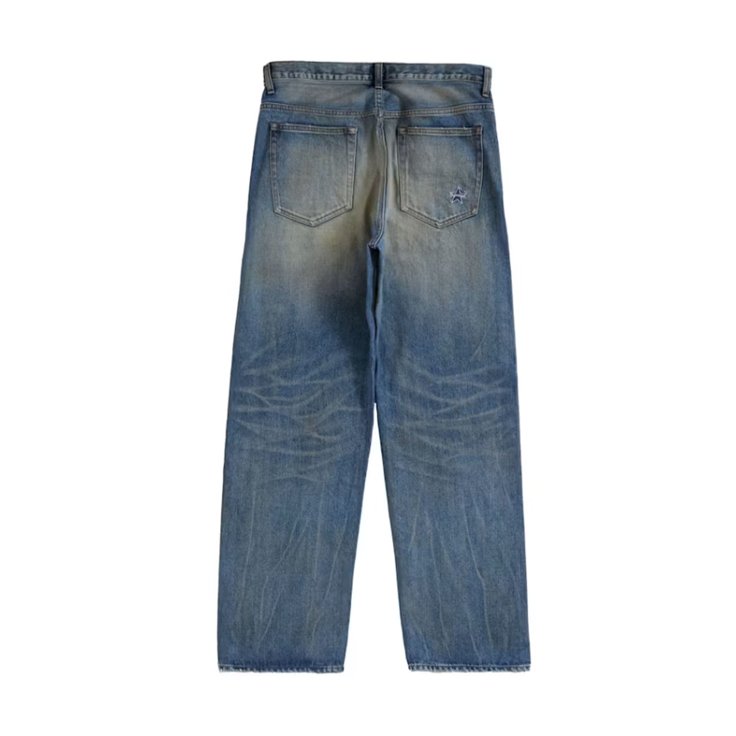 Supreme Distressed Loose Fit Selvedge Jean (SS24) Washed Indigo