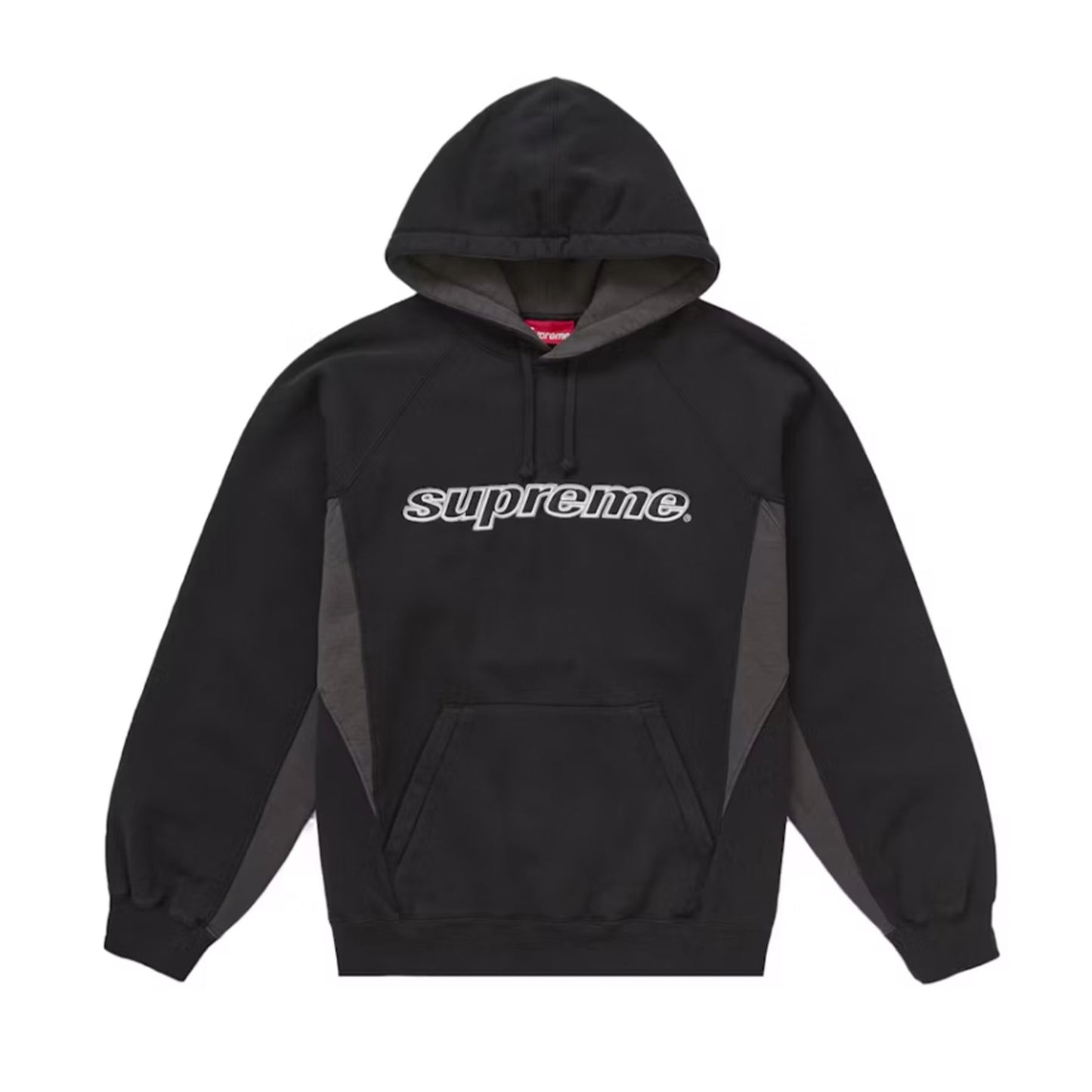 Supreme Division Hooded Sweatshirt Black [USED] - L (Used)