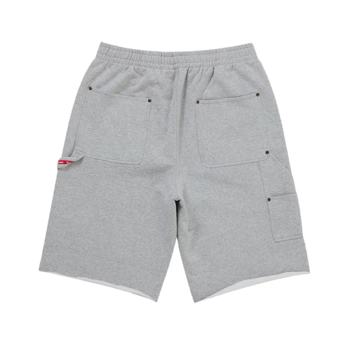 Supreme Double Knee Painter Sweatshort Grey