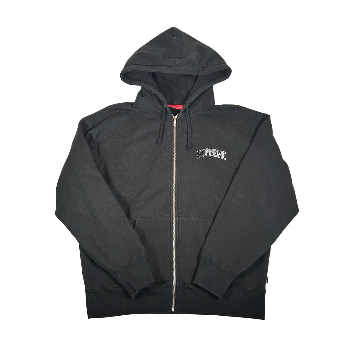 Supreme Doughboy Zip Up Hooded Sweatshirt 'Black' [USED] - M (Used)