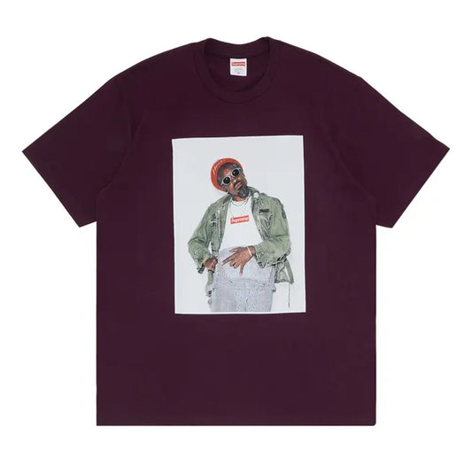 Supreme André 3000 Tee Eggplant