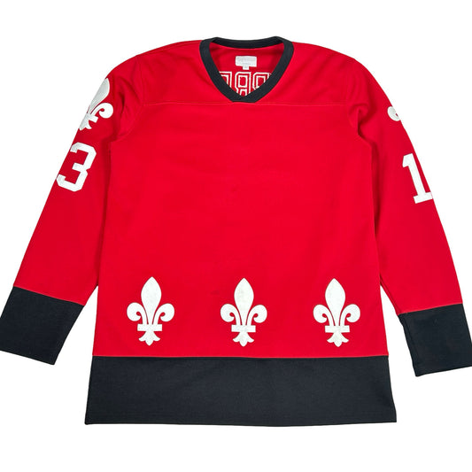 Supreme Fleur De Lis Hockey Jersey Red [USED] - M (Used)