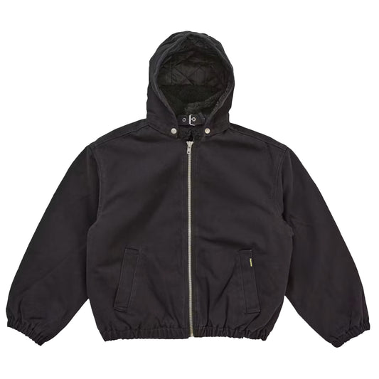 Supreme Faux Sherling Lined Bomber Jacket (FW25) Black
