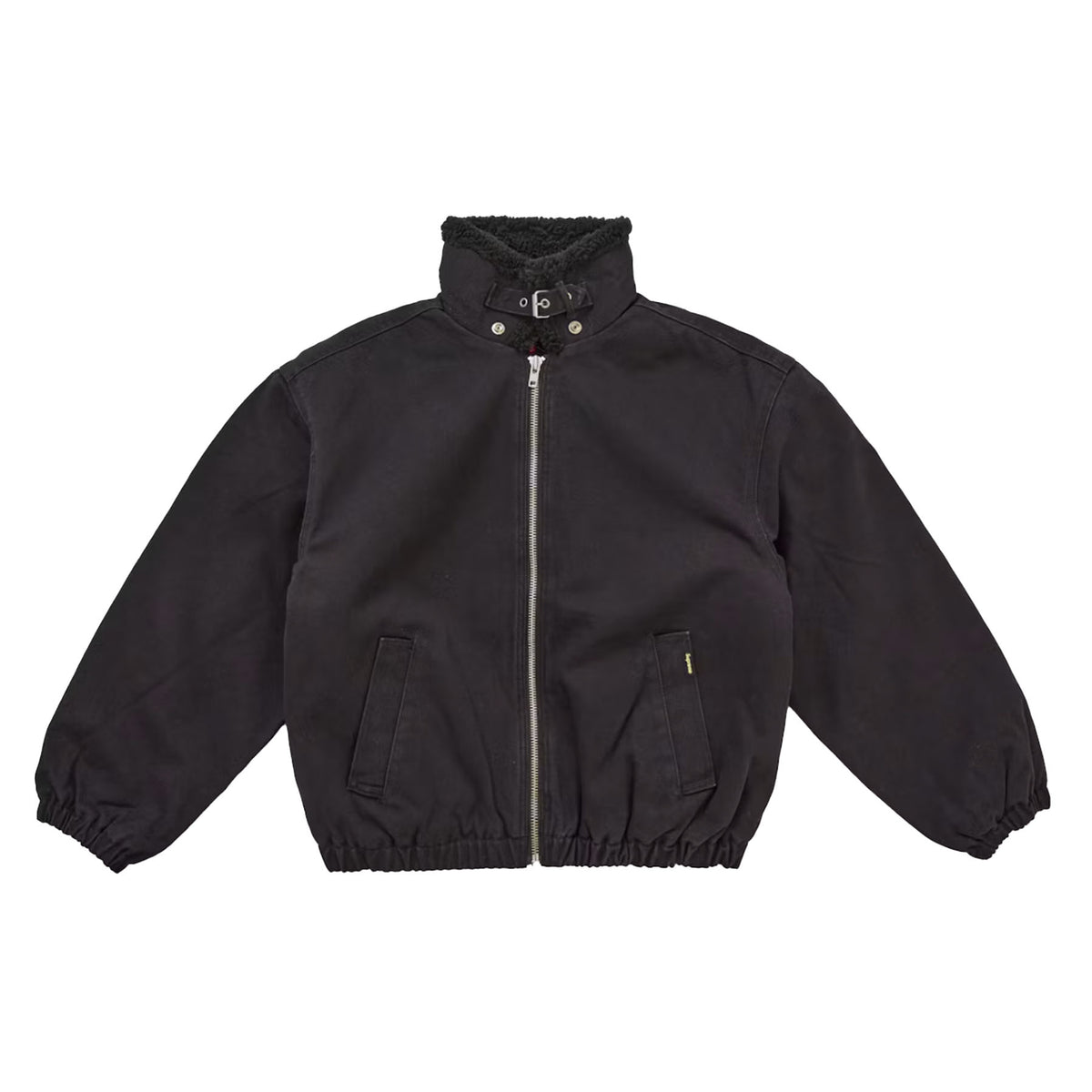 Supreme Faux Sherling Lined Bomber Jacket (FW25) Black