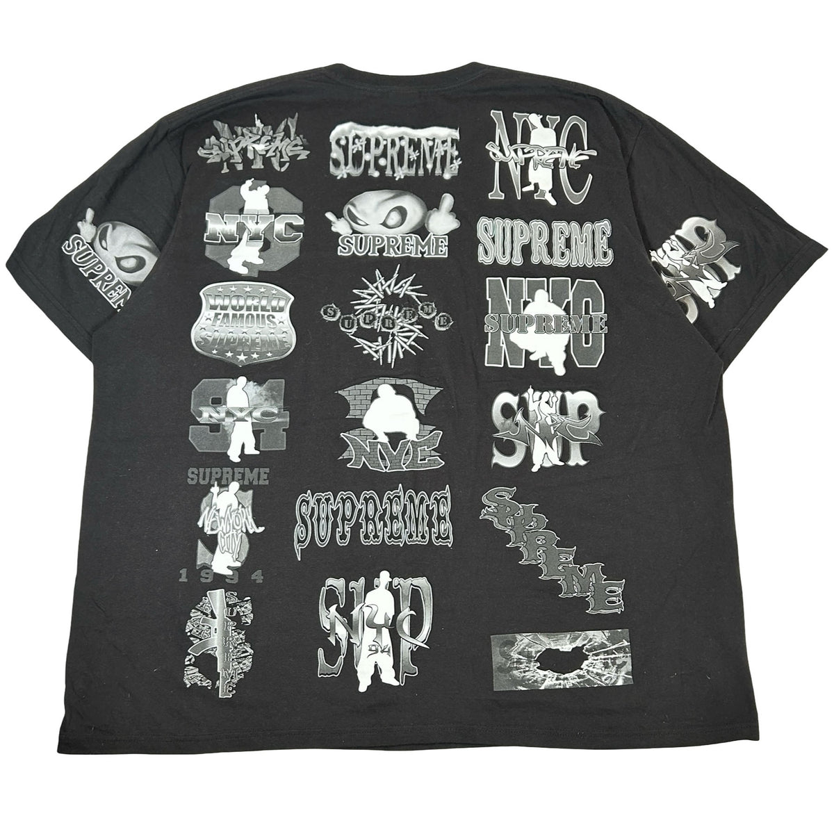 Supreme Flash Tee Black [USED] - XXL (Used)