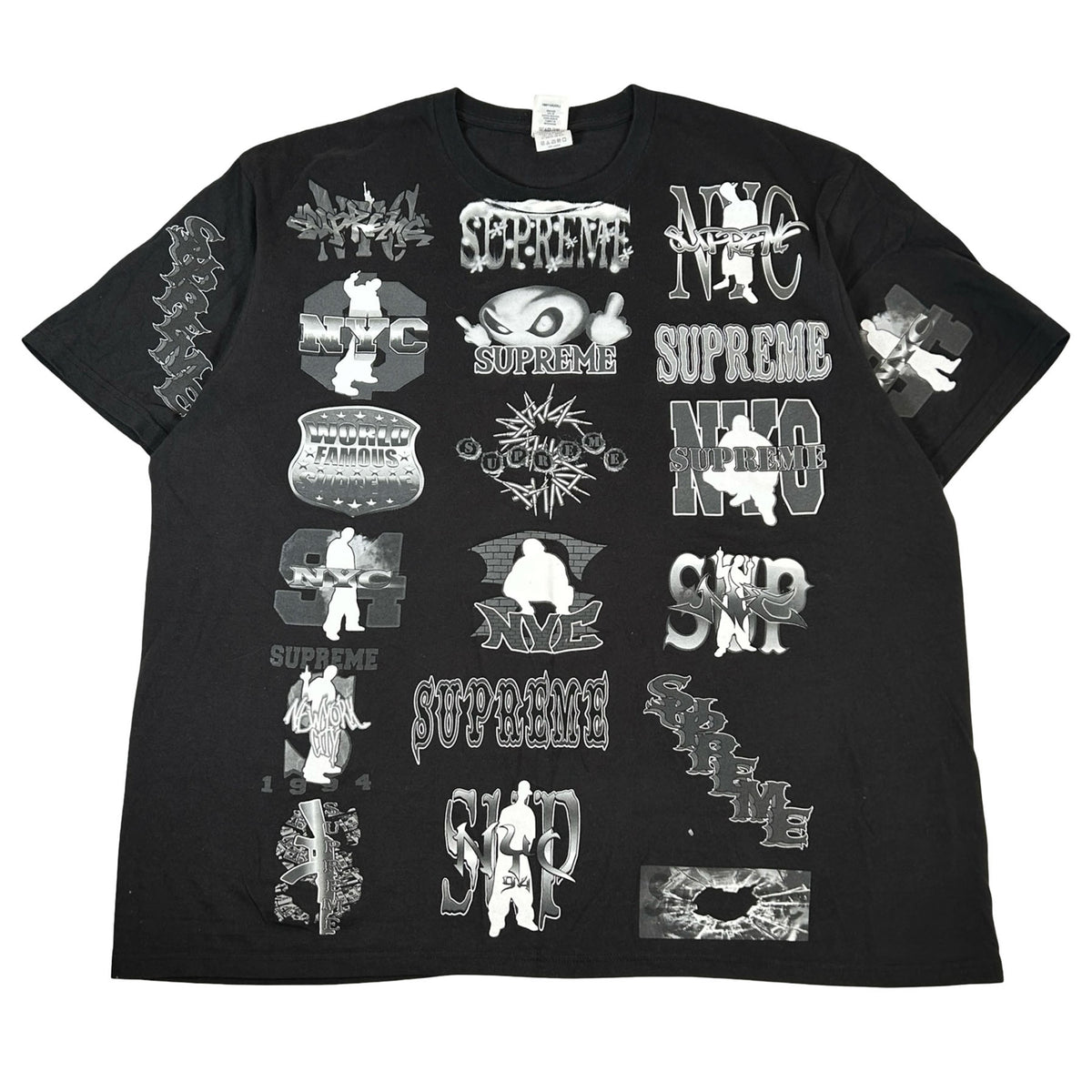 Supreme Flash Tee Black [USED] - XXL (Used)