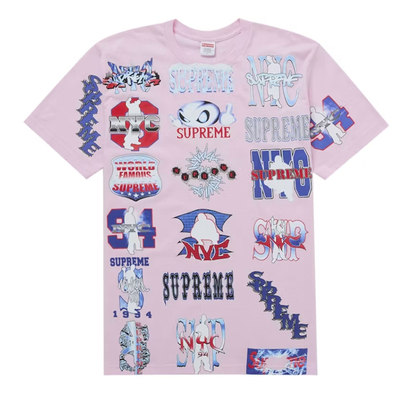 Supreme Flash Tee Light Pink