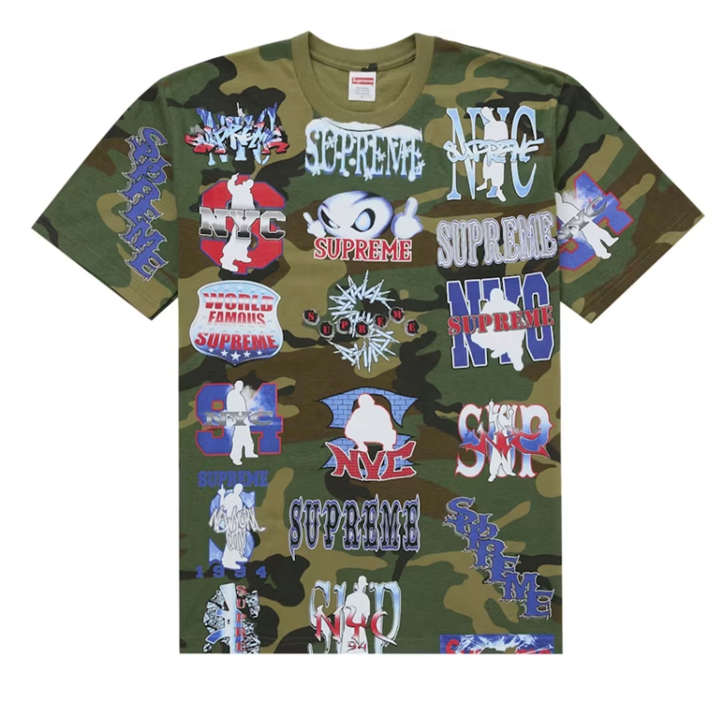 Supreme Flash Tee Woodland Camo [USED] - M (Used)