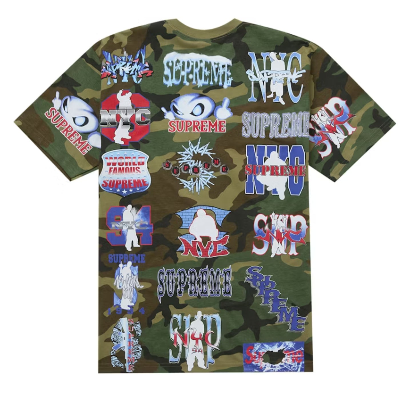 Supreme Flash Tee Woodland Camo [USED] - M (Used)