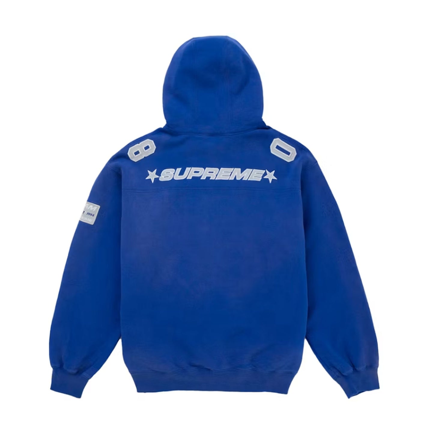 Supreme Football Jersey Hooded Sweatshirt Royal