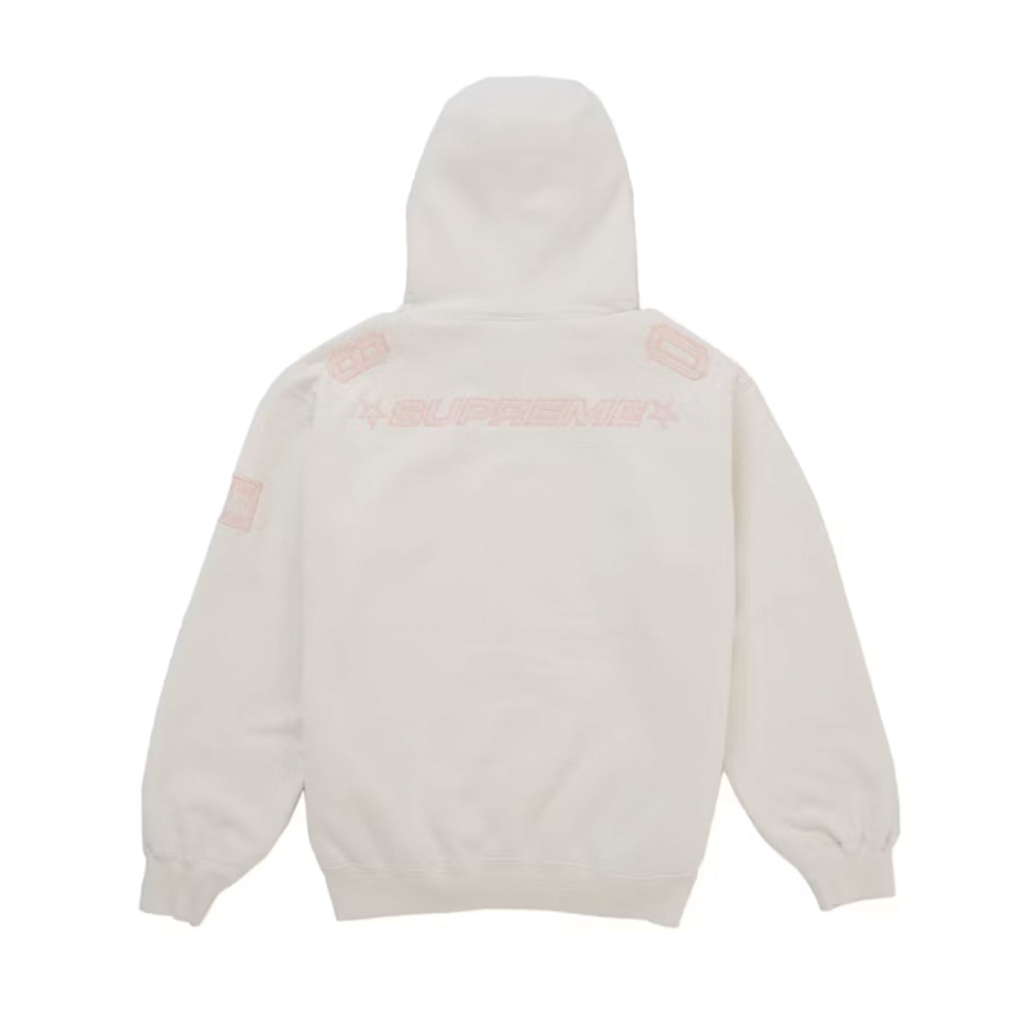 Supreme Football Jersey Hooded Sweatshirt White