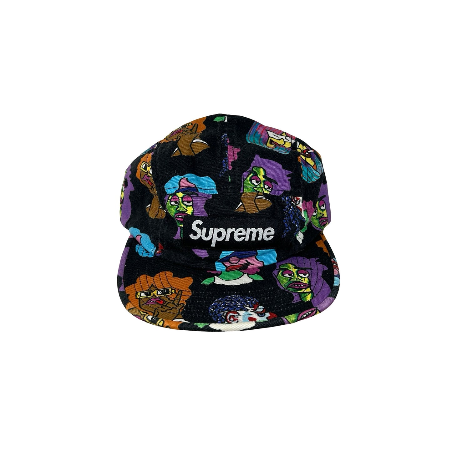 Supreme Gonz Heads Camp Cap Black [USED]
