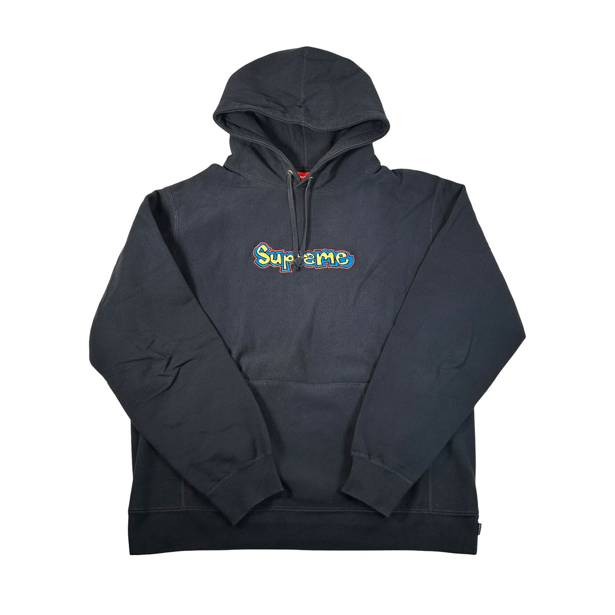 Supreme Gonz Logo Hooded Sweatshirt Navy [USED] - XL (Used)